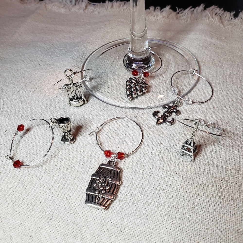 Handmade Wine Charms Wine-O